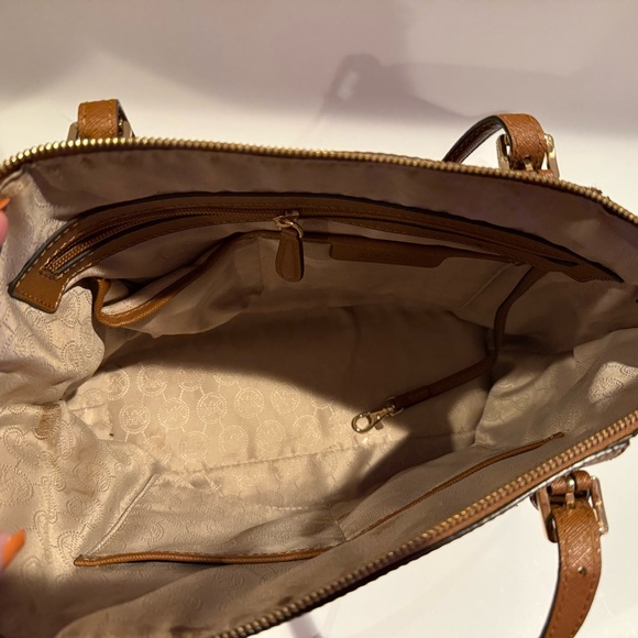 MICHAEL Michael Kors Brown Tote with Gold Accents - Picture 8 of 13